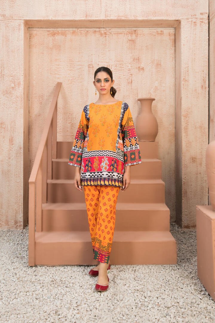 Tawakkal 2 Piece Printed Viscose Suit (D-1257)