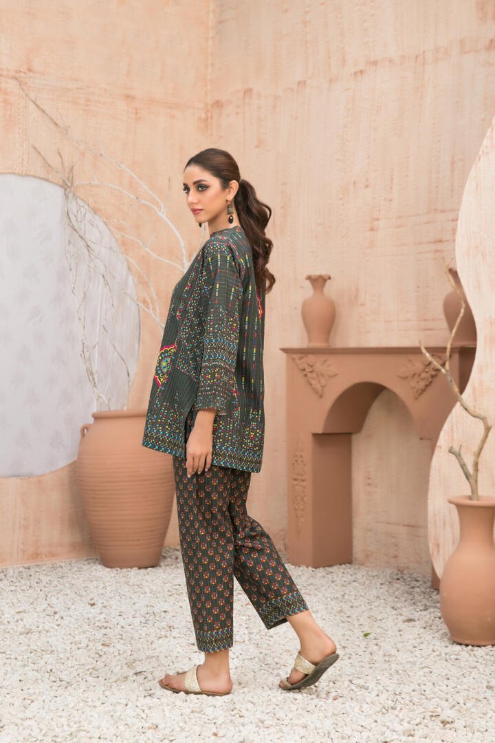 Tawakkal 2 Piece Printed Viscose Suit (D-1256) gulbuy.com