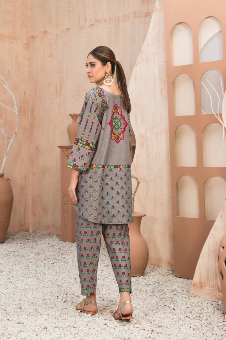 Tawakkal 2 Piece Printed Viscose Suit (D-1260) gulbuy.com