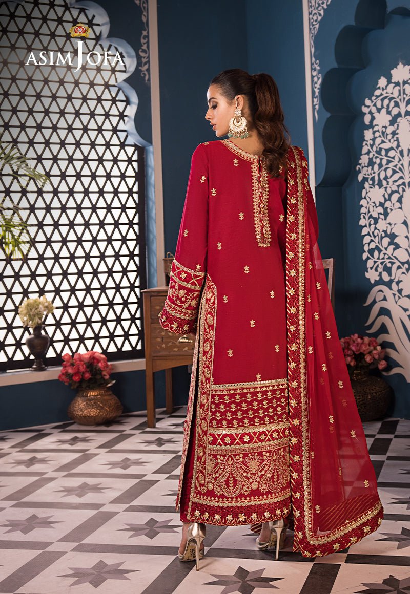 ASIM JOFA 3 PIECE EMBROIDERED LAWN SUIT (AJFI-10) gulbuy.com