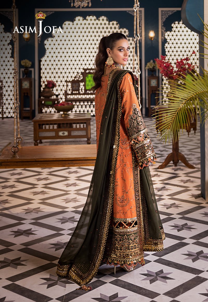 ASIM JOFA 3 PIECE EMBROIDERED LAWN SUIT (AJFI-24) gulbuy.com
