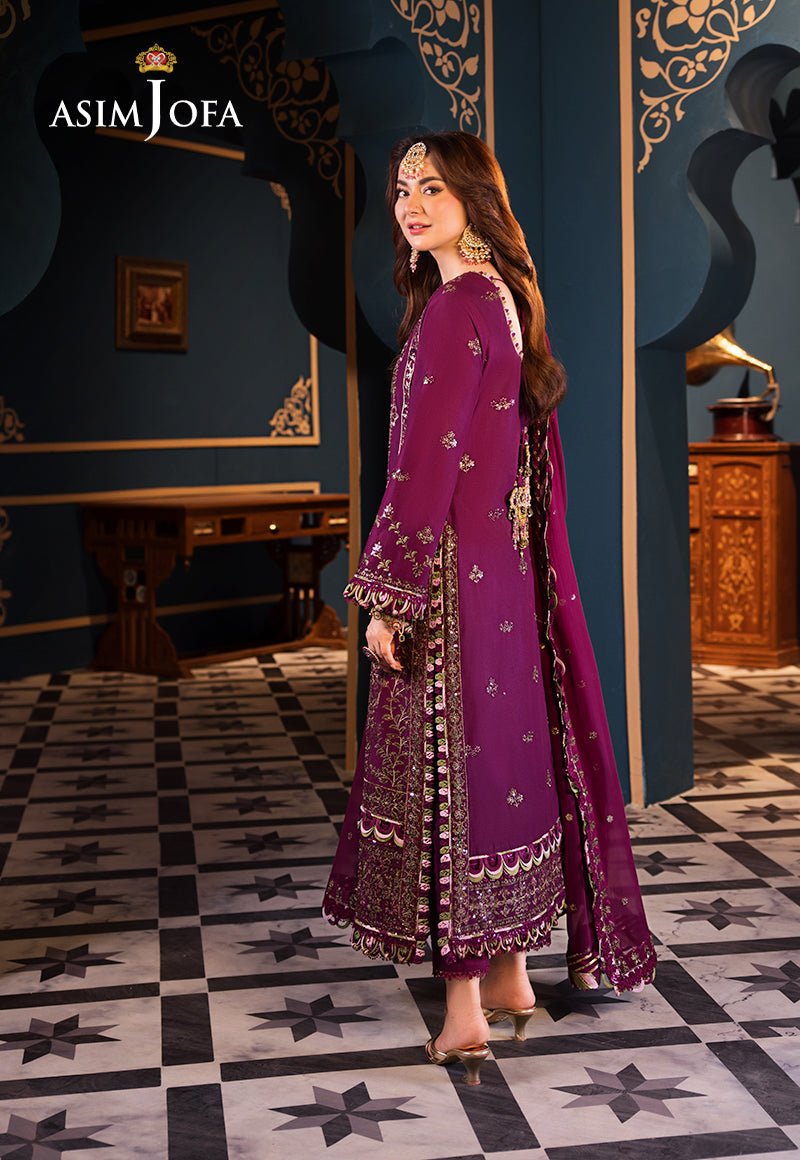 ASIM JOFA 3 PIECE EMBROIDERED LAWN SUIT (AJFI-11) gulbuy.com