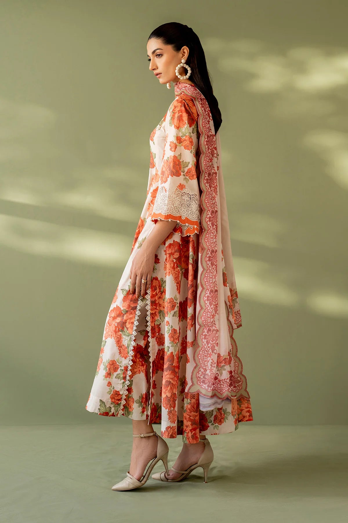 Baroque 3Pc Embroidered Lawn Suit PR-1146 gulbuy.com