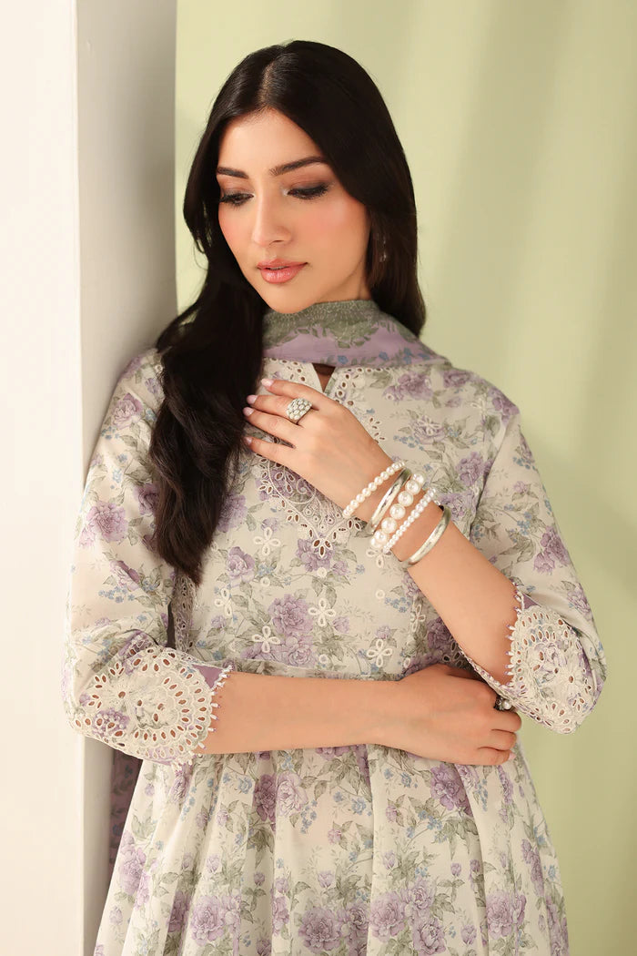 Baroque 3Pc Embroidered Lawn Suit PR-1156 gulbuy.com