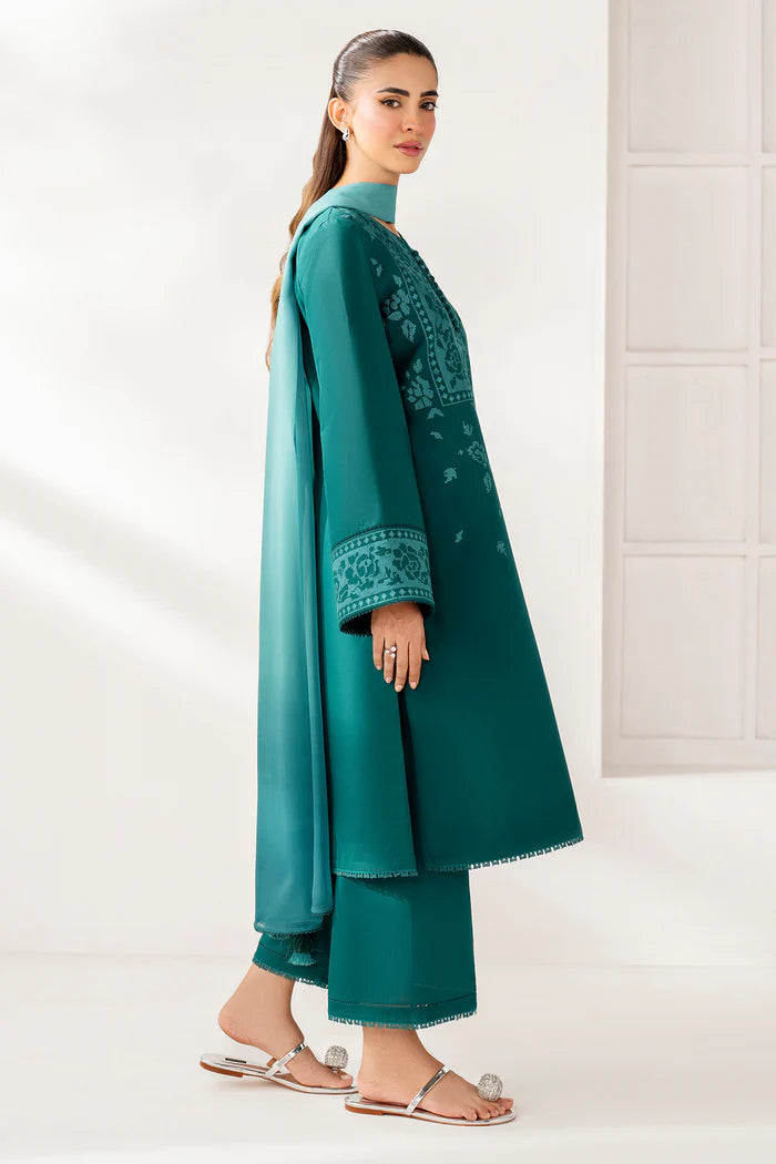 Jazmin 3Pc Embroidered Lawn Suit USE-9241 gulbuy.com