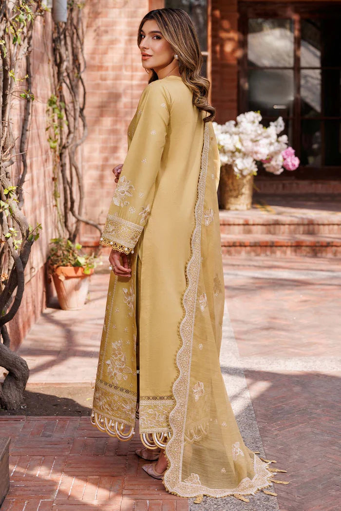 Farasha 3Pc Embroidered Lawn Suit Tuscany Dream gulbuy.com