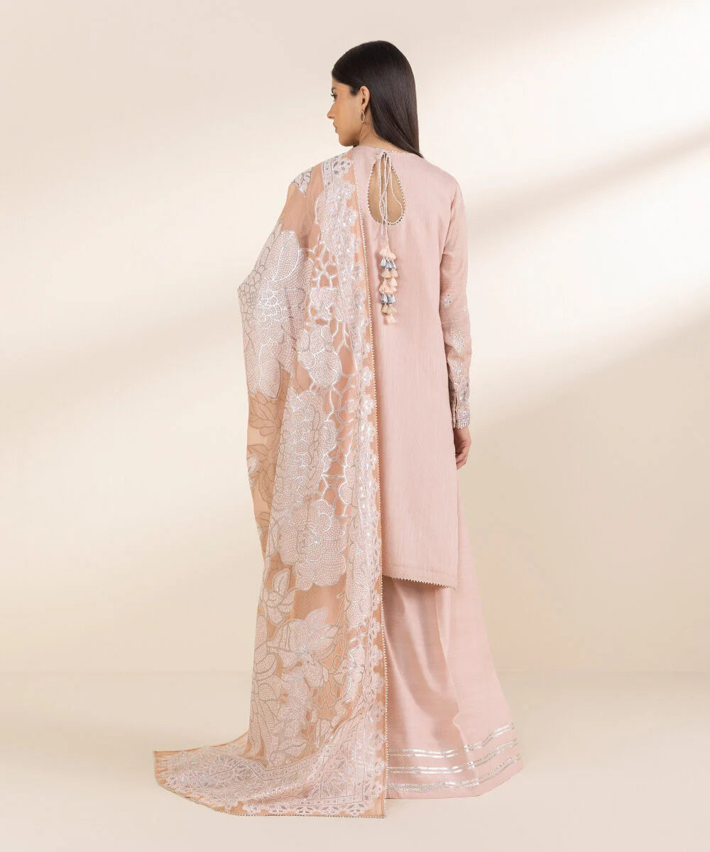 Sapphire 3Pc Embroidered Cotton Suit 0U3FELX25V25 gulbuy.com