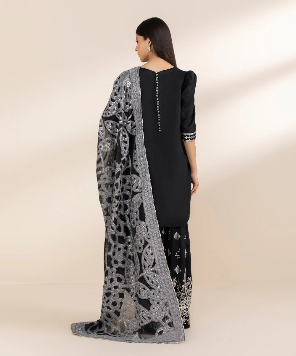 Sapphire 3Pc Embroidered Cotton Suit 0U3FELX25V26 gulbuy.com