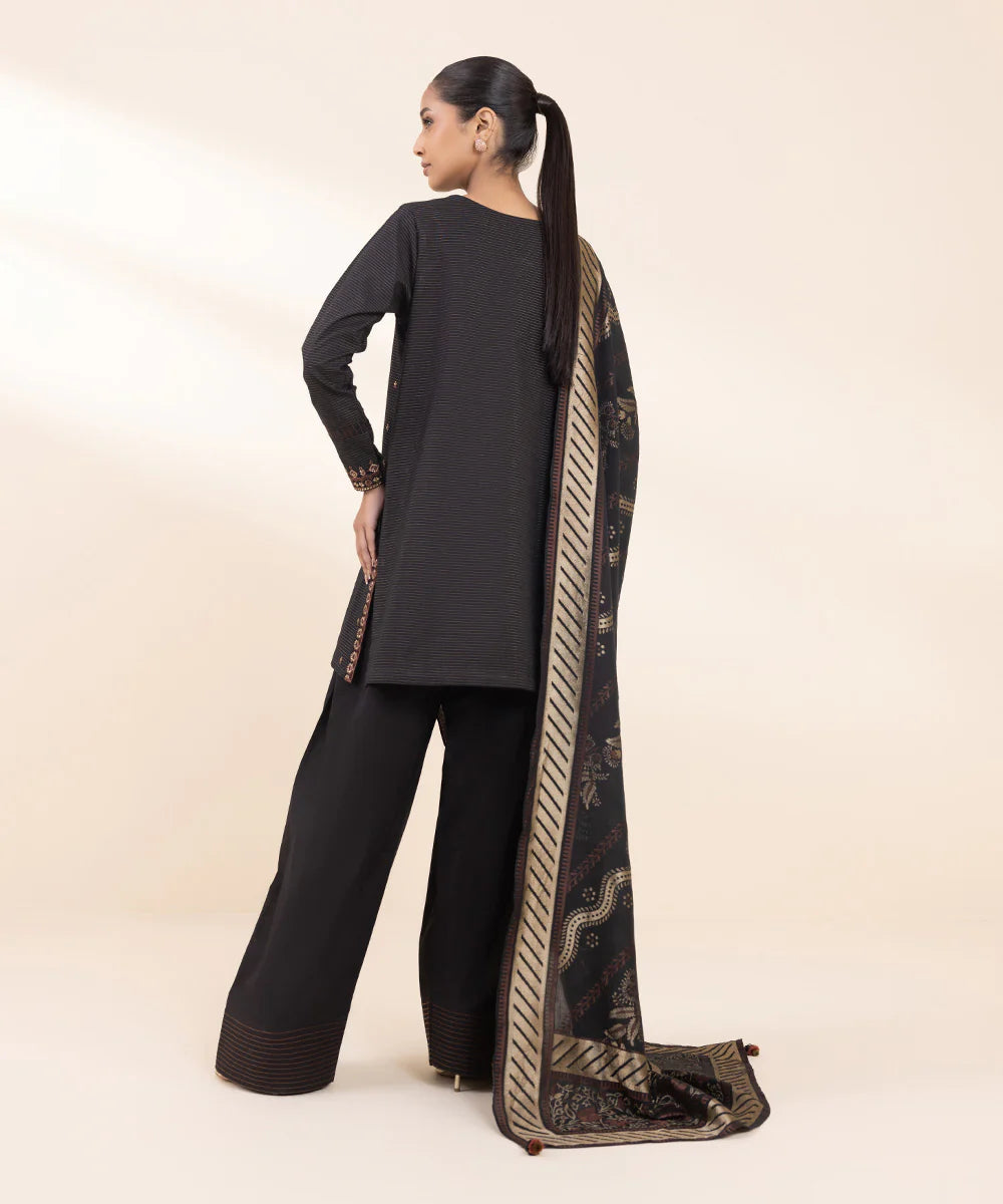 SAPPHIRE 3Pc Embroidered Zari Khaddar Suit 0U3PDY24V935 gulbuy.com