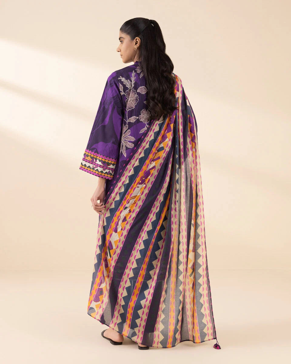 Sapphire 3Pc Printed Lawn Suit 0U3PDY25V337 gulbuy.com