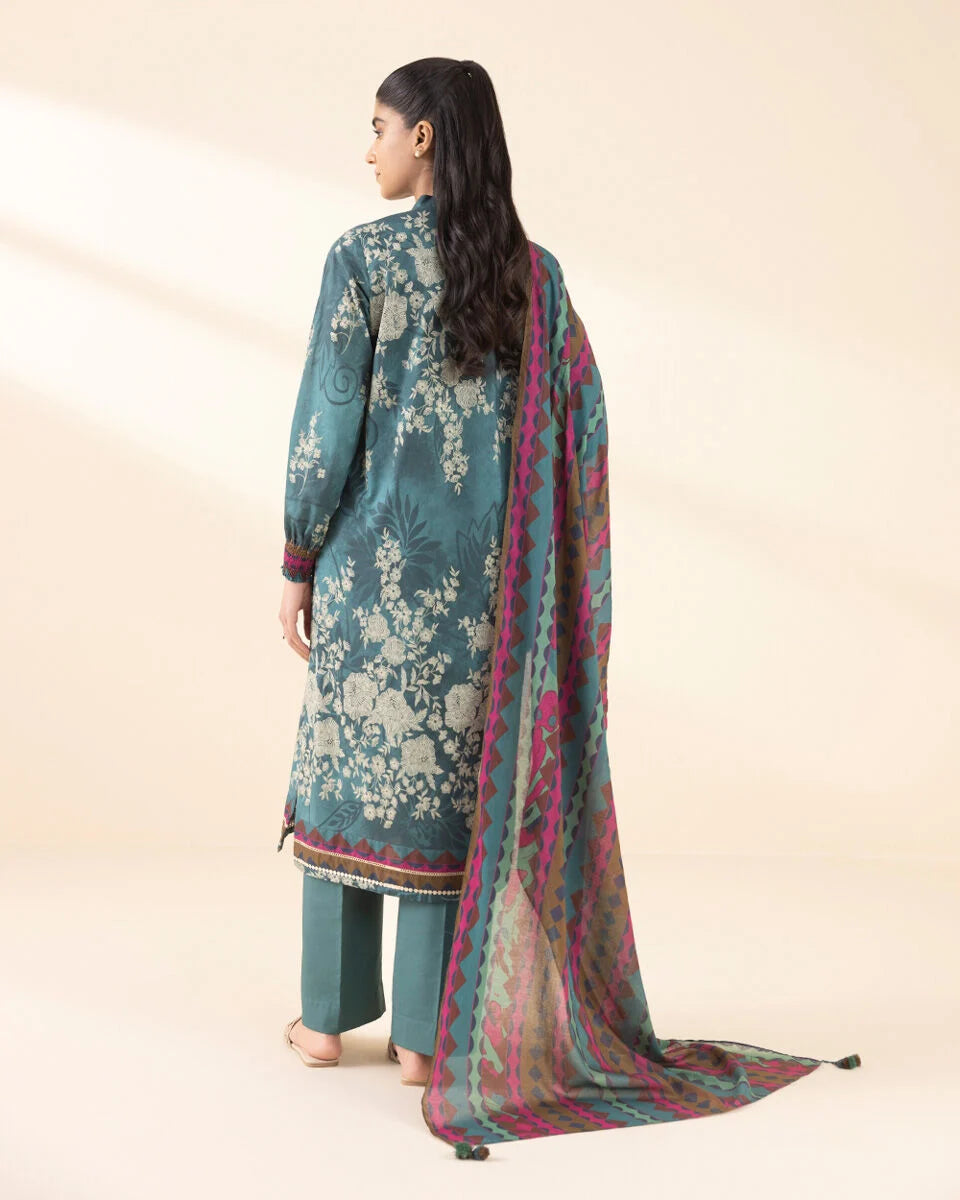Sapphire 3Pc Printed Lawn Suit 0U3PDY25V340 gulbuy.com