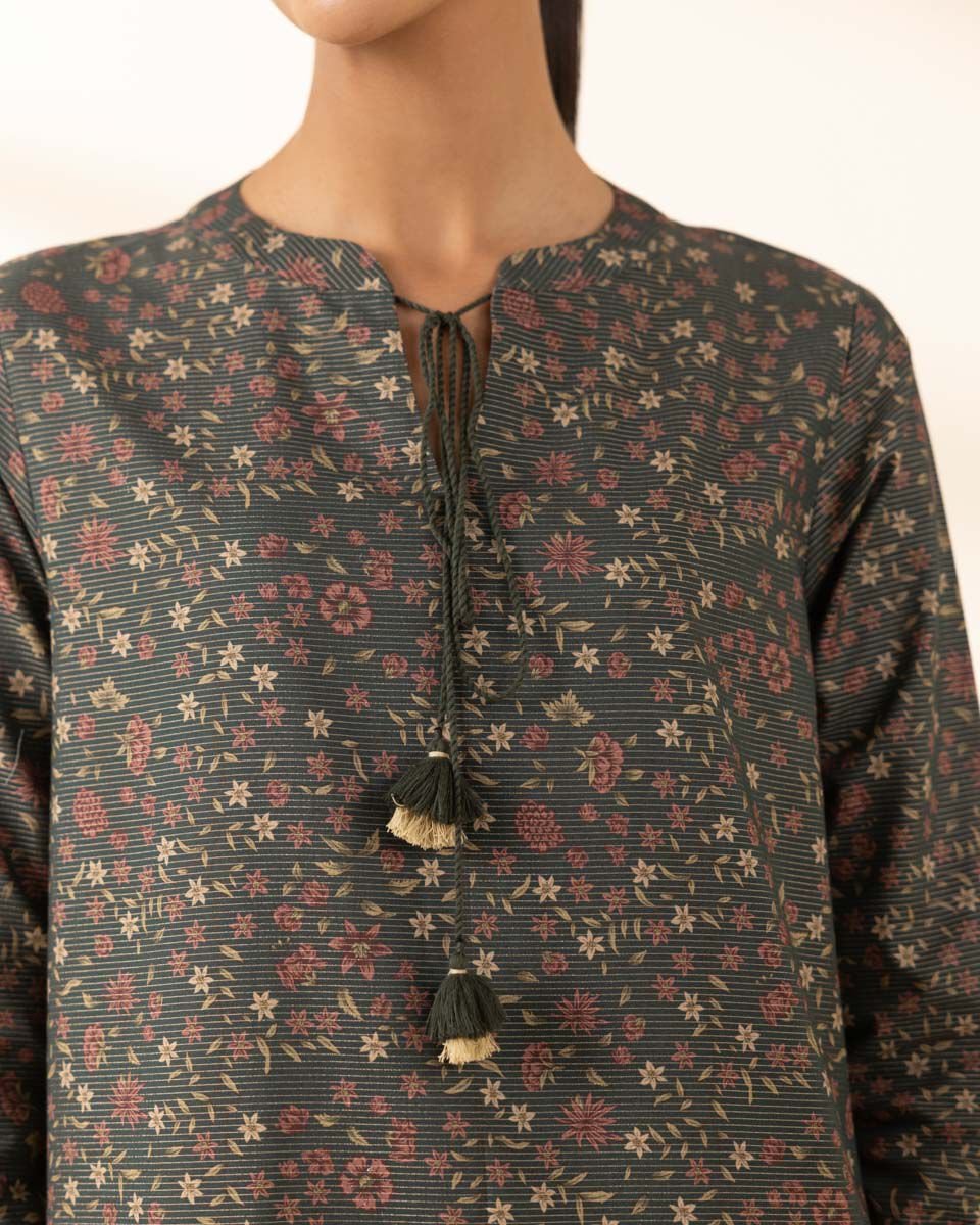 Sapphire 3Pc Printed Zari Lawn Suit 0U3PDY25V359 gulbuy.com