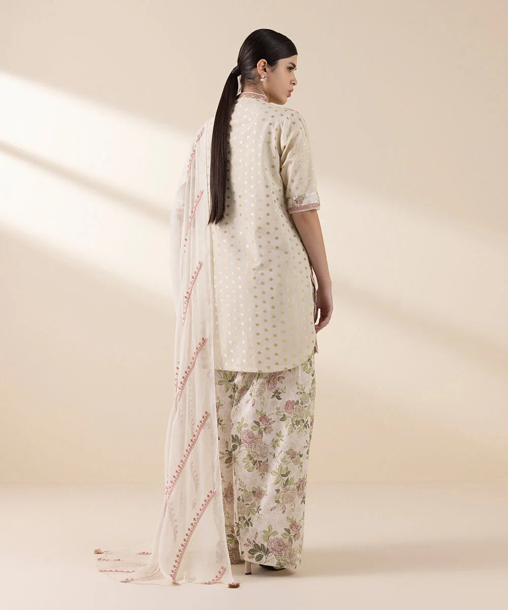 Sapphire 3Pc Embroidered Jacquard Suit 0U3PEJQ25V29 gulbuy.com