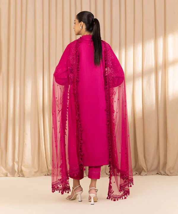 Sapphire 3Pc Embroidered Cotton Suit 0U3PELX25V27 gulbuy.com