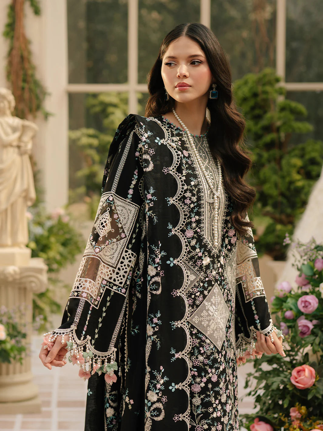 Binilyas 3Pc Embroidered Lawn Suit 103-B gulbuy.com