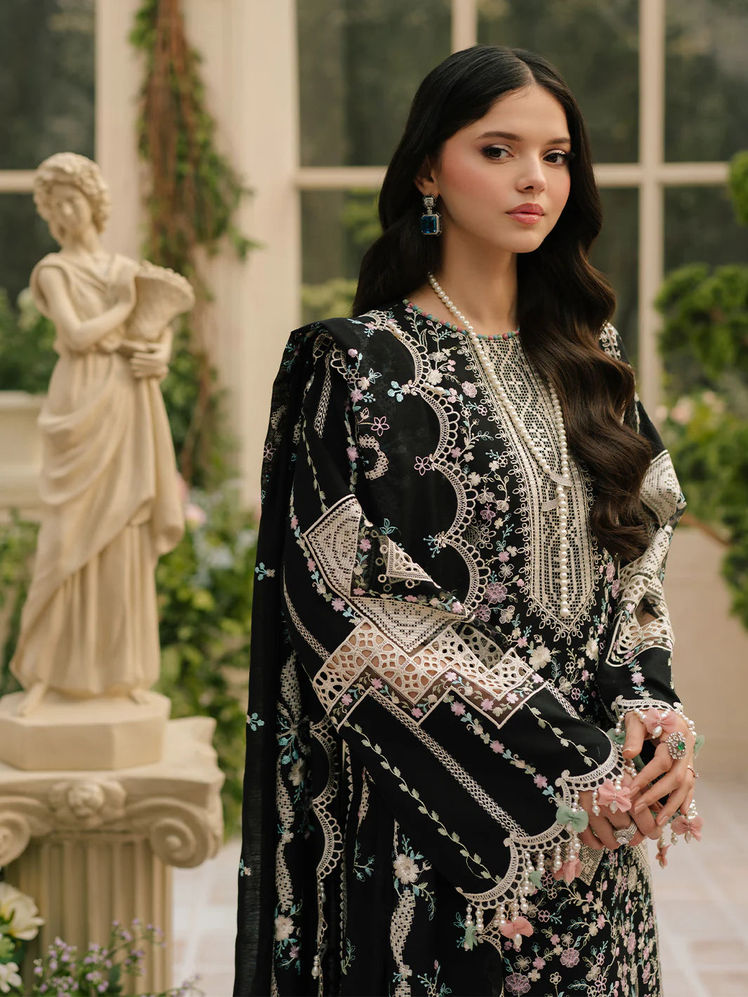 Binilyas 3Pc Embroidered Lawn Suit 103-B gulbuy.com