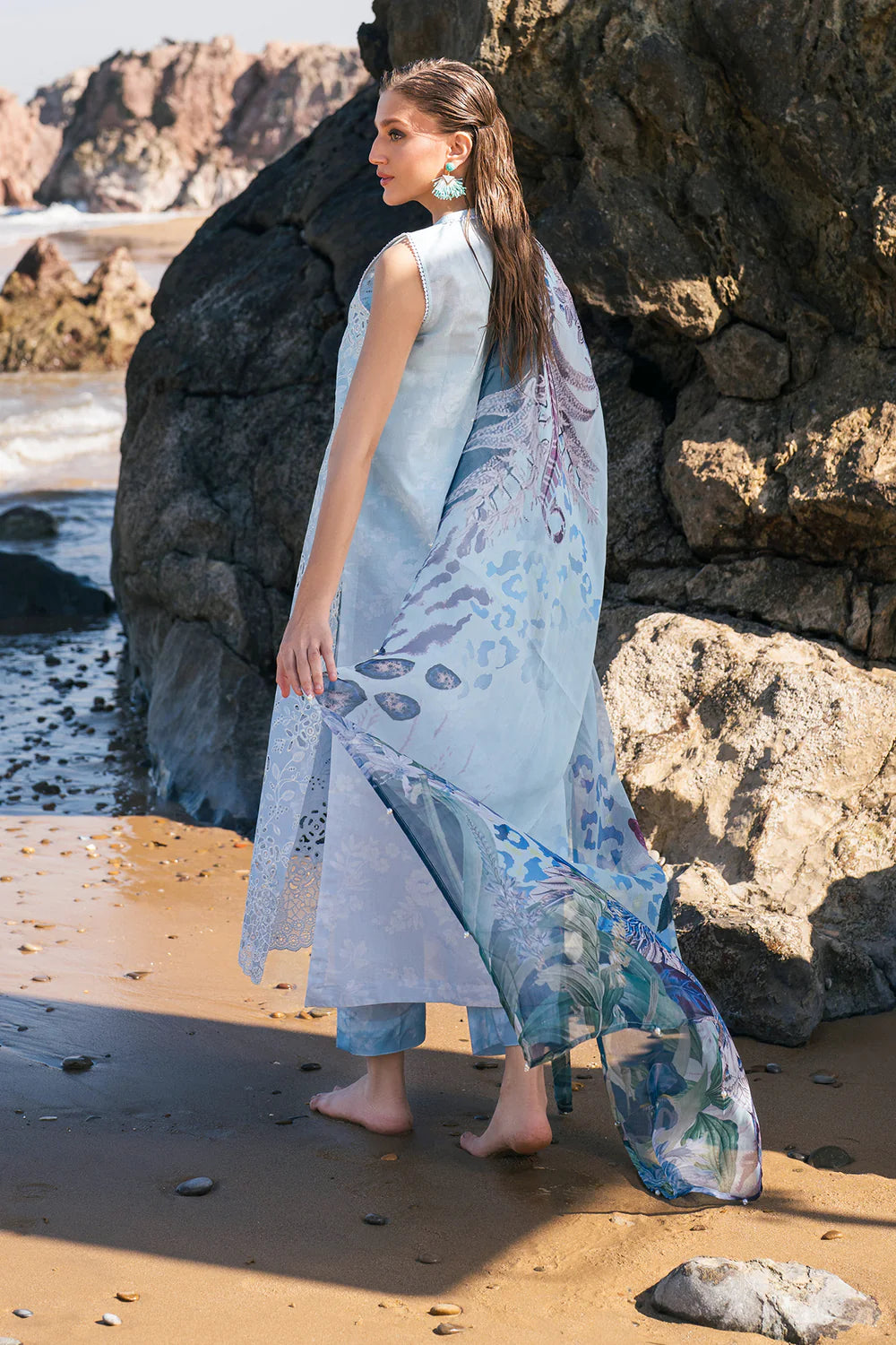 Baroque 3Pc Embroidered Lawn Suit UF-4109 gulbuy.com