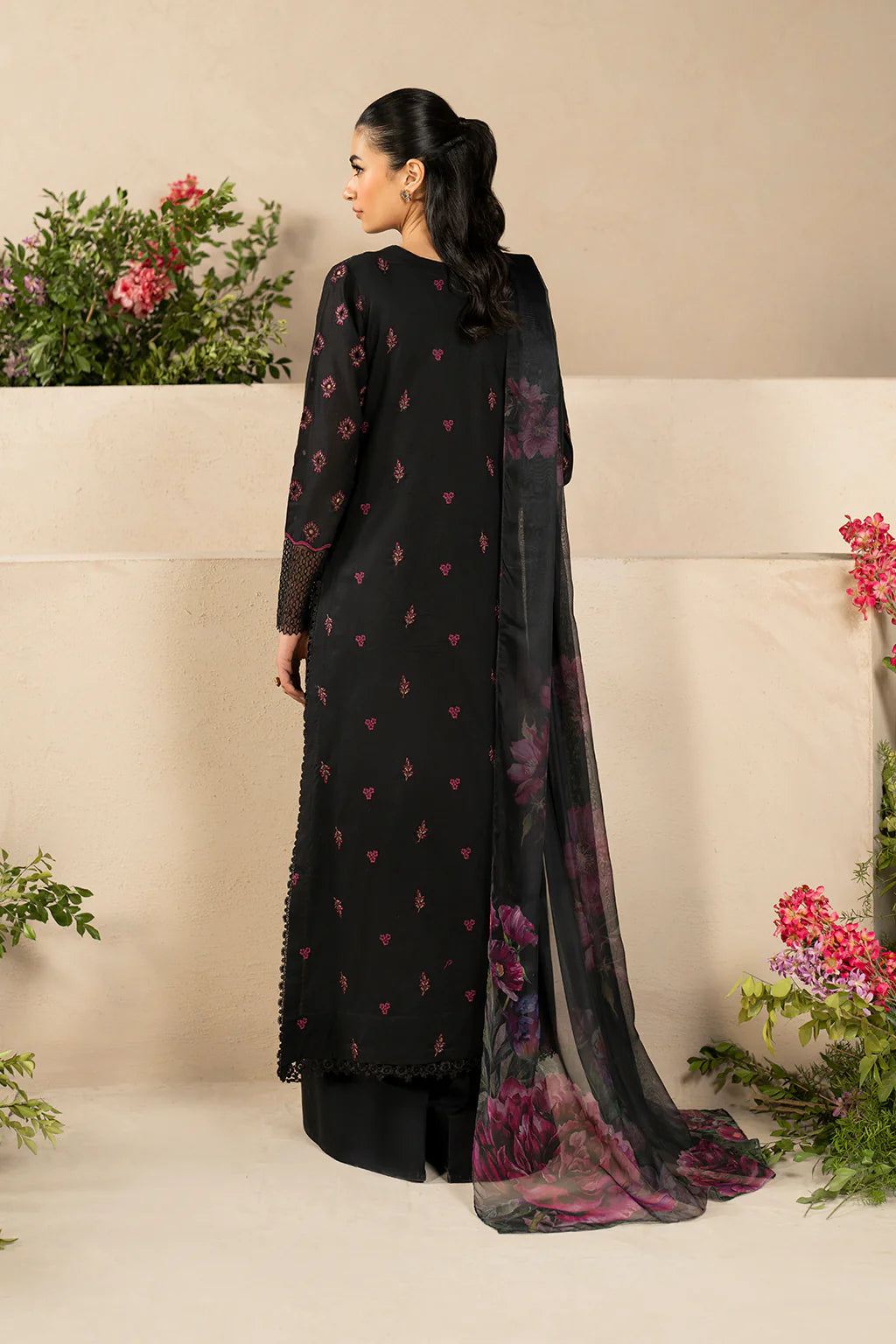 Iznik 3Pc Embroidered Lawn Suit EFL-03 gulbuy.com