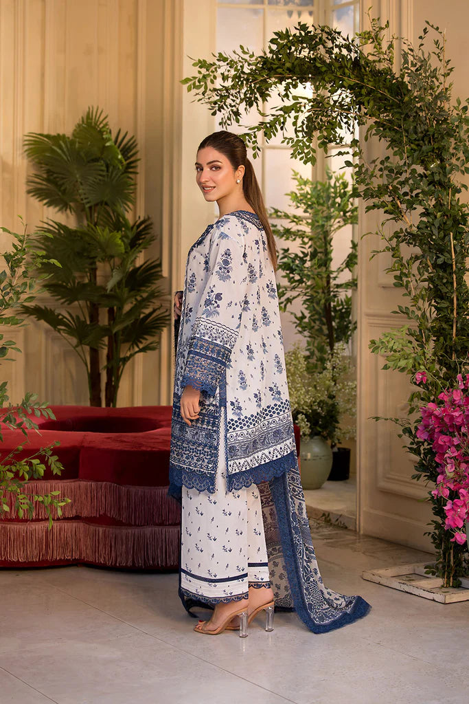 Sobia Nazir 3Pc Embroidered Lawn Suit Design 10B gulbuy.com