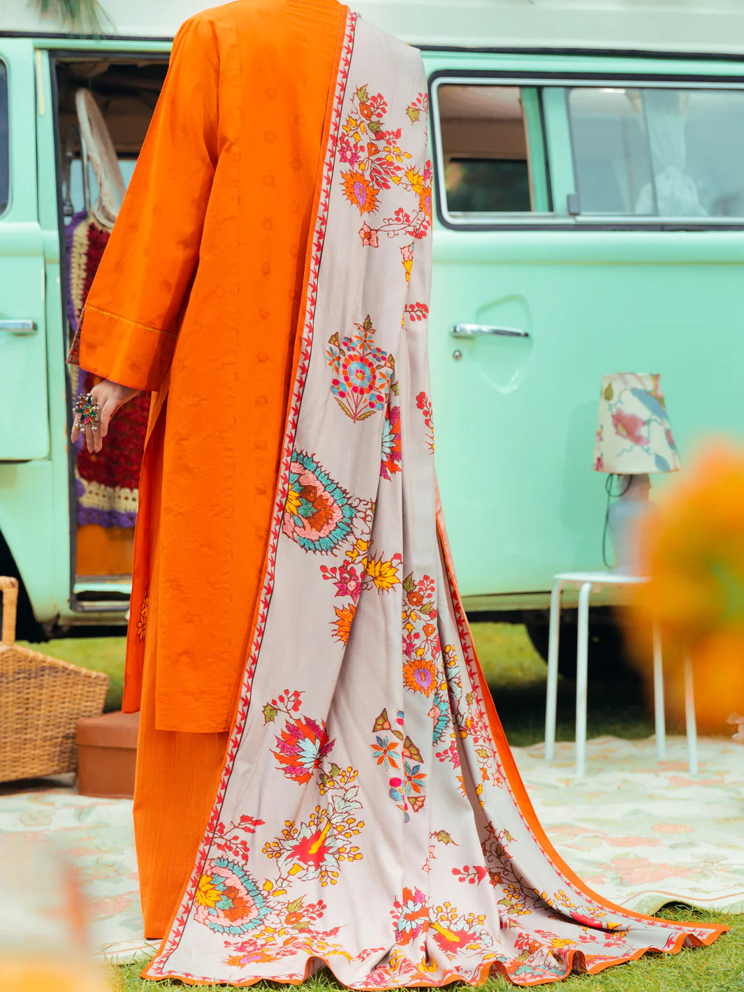 Almirah 3Pc Embroidery Jacquard Suit- AWP-LK-622 gulbuy.com