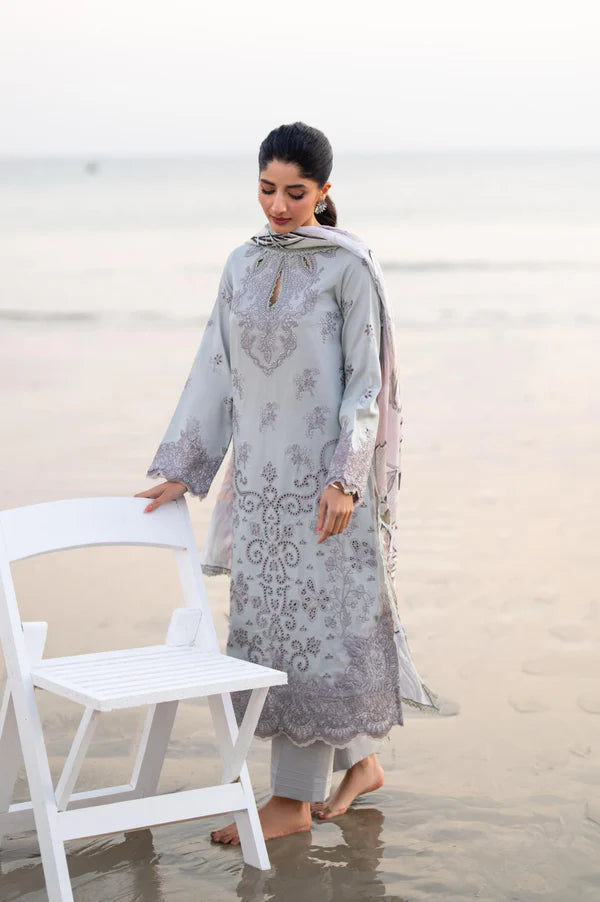 Aabyaan 3Pc Embroidered Lawn Suit ZUMAR (AS-10) gulbuy.com