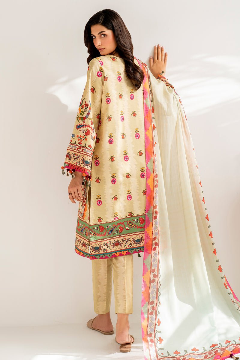 JAZMIN 3 PIECE PRINTED LAWN SUIT (USE-9076) gulbuy.com