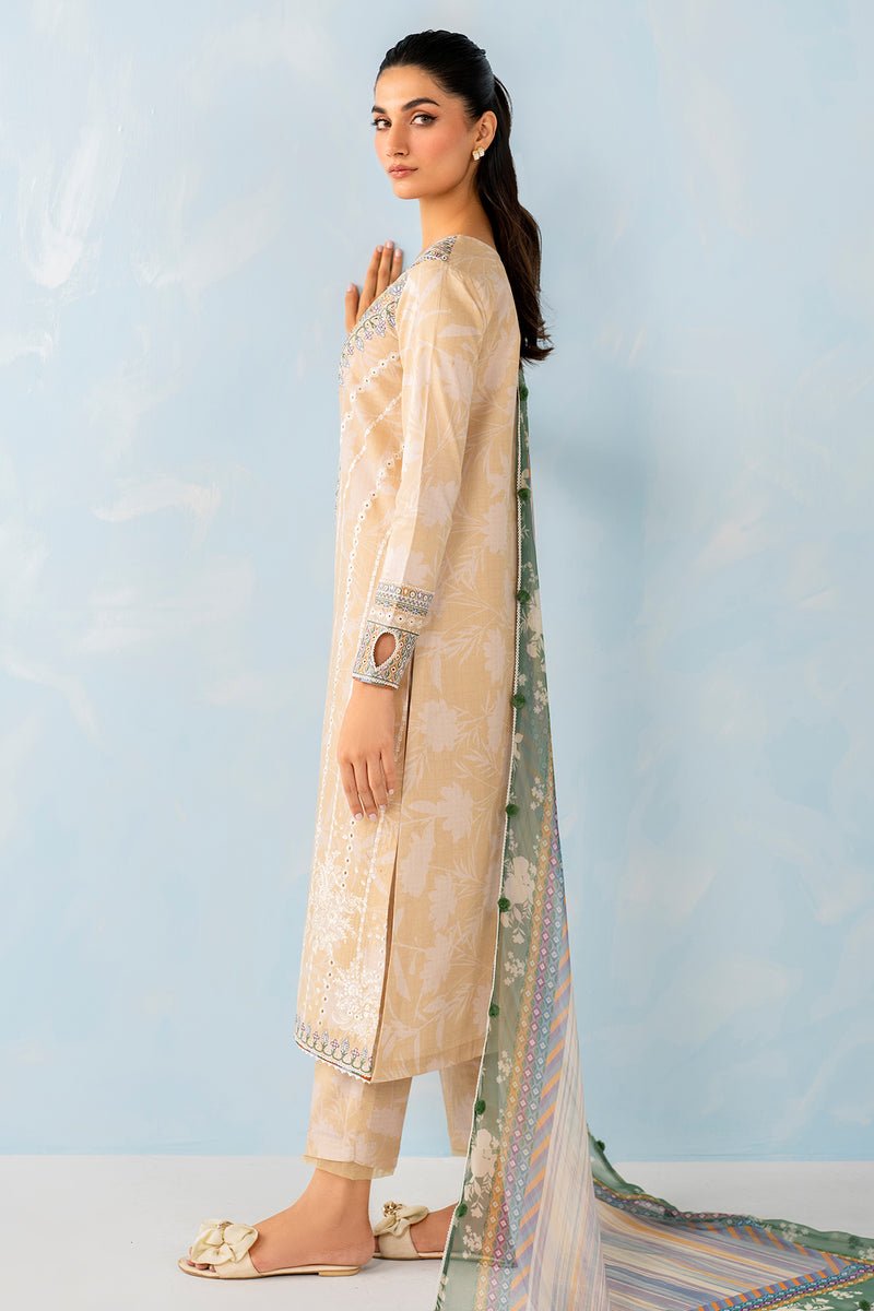 JAZMIN 3 PIECE EMBROIDERED LAWN SUIT (USE-9079) gulbuy.com