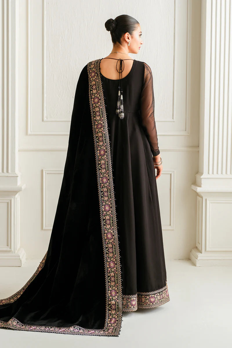Baroque 3Pc Embroidered Chiffon Suit PR-1019 gulbuy.com