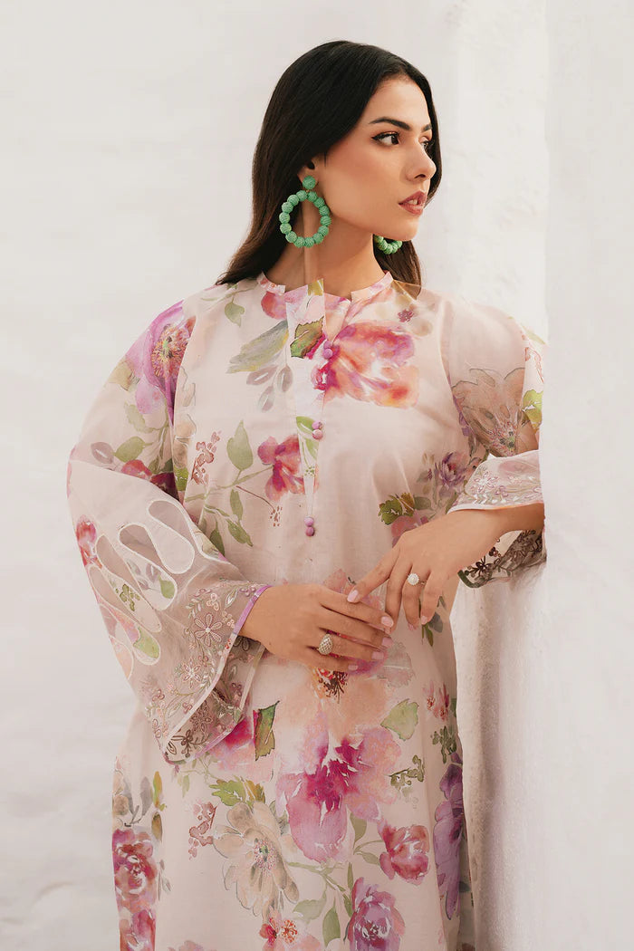 Baroque 2Pc Printed Lawn Suit PR-1077 gulbuy.com