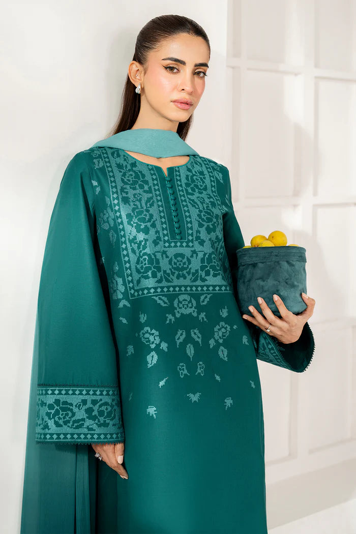 Jazmin 3Pc Embroidered Lawn Suit USE-9241 gulbuy.com