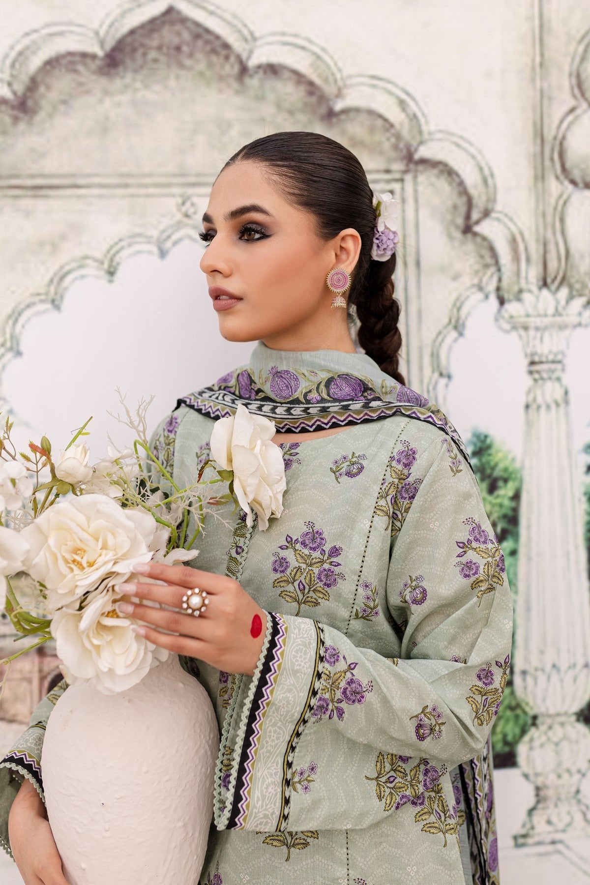 Batik 3Pc Printed Lawn Suit (Luana-3Pc)