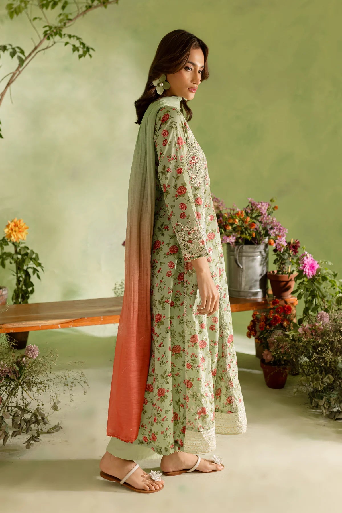 Batik 3Pc Embraoidered Lawn Suit Legacy gulbuy.com