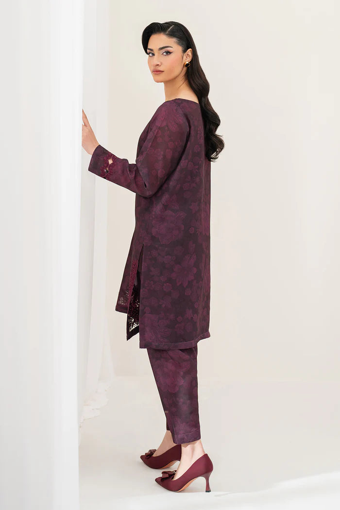 Baroque 2Pc Embroidered Georgette Suit PR-1094 gulbuy.com
