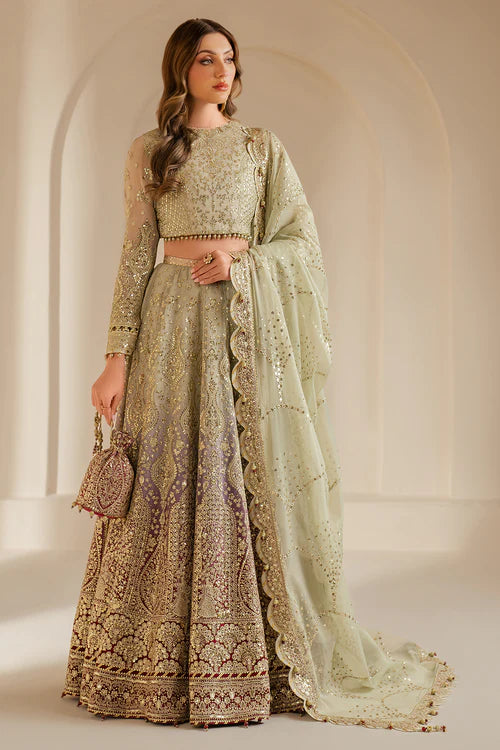 Jazmin 3Pc Embroidered Chiffon Suit WF’25-09