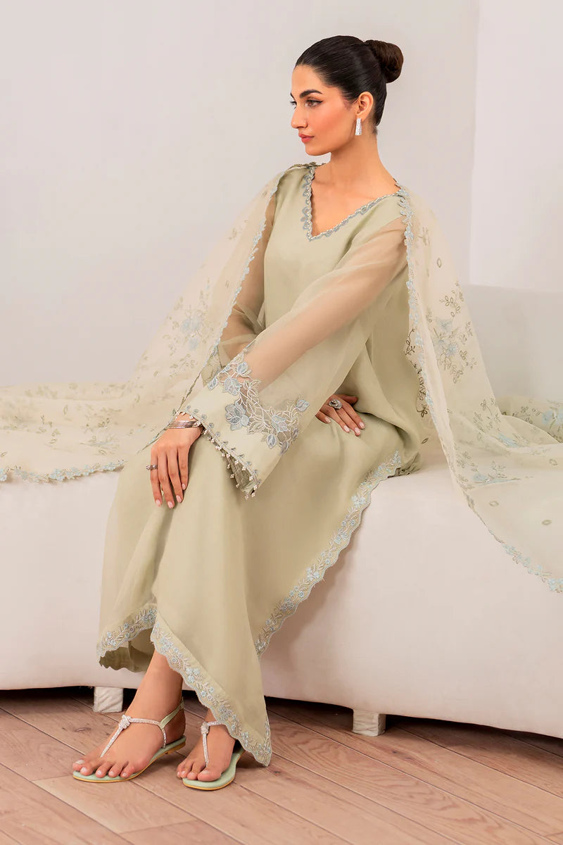 Baroque 3Pc Embroidered Lawn Suit PR-998 gulbuy.com