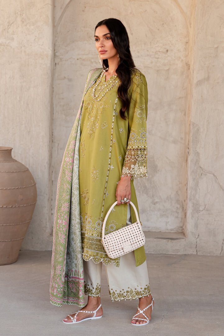 Batik 3Pc Embroidered Khaddar Dress Medisen gulbuy.com