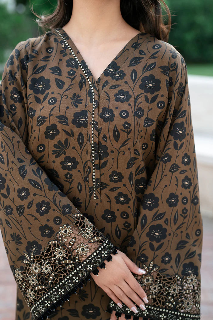 BAROQUE 3PC EMBROIDERED VISCOSE UF-4006 gulbuy.com