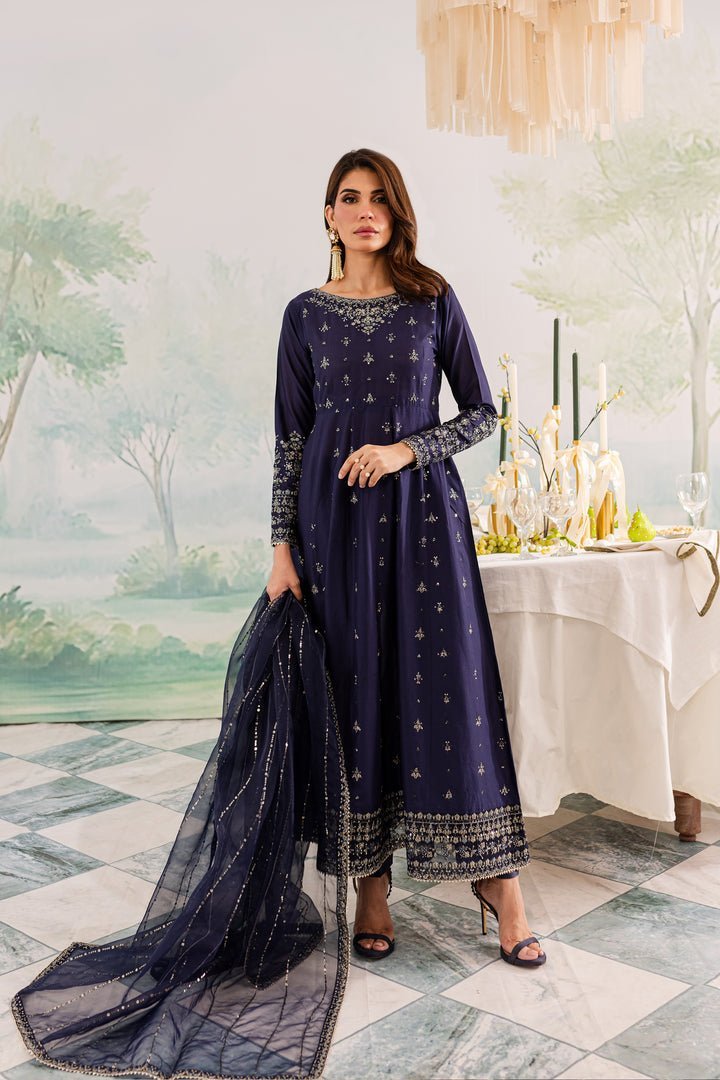 Batik 3Pc Embroidered Lawn Suit (Blue-Haze-3Pc)