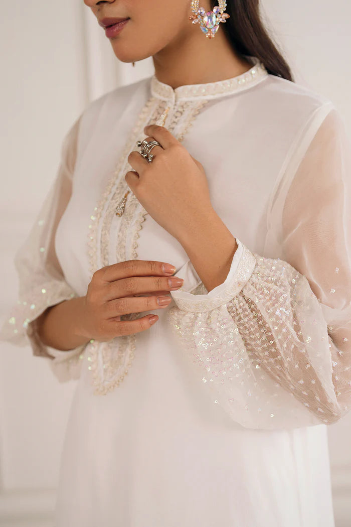 Baroque 3Pc Embroidered Chiffon Suit PR-1135 gulbuy.com