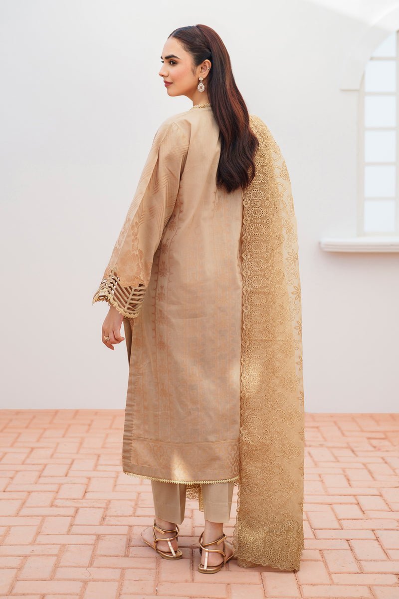 BAROQUE 3PC EMBROIDERED JACQUARD LAWN SUIT (BQU-UF-D637) gulbuy.com