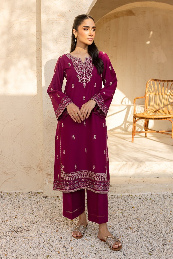 Batik 2Pc Embroidered Khaddar Dress Nerisa