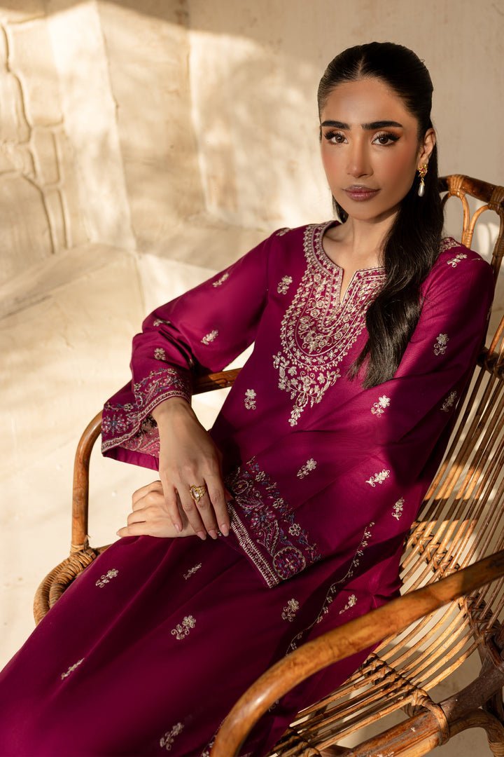 Batik 2Pc Embroidered Khaddar Dress Nerisa