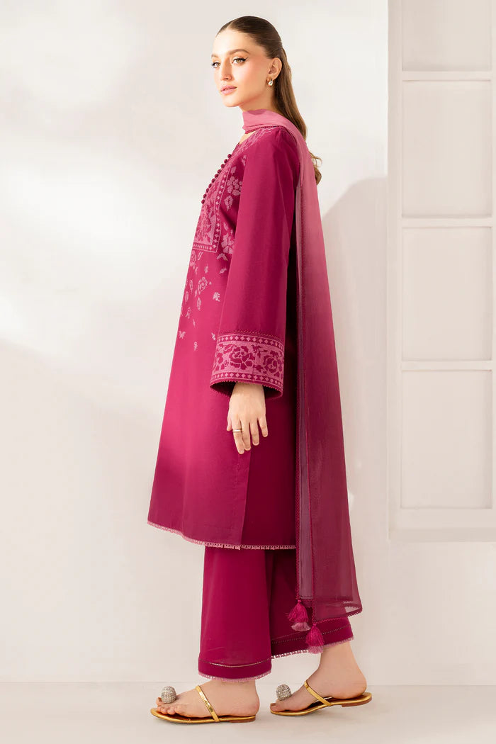 Jazmin 3Pc Embroidered Lawn Suit USE-9242 gulbuy.com