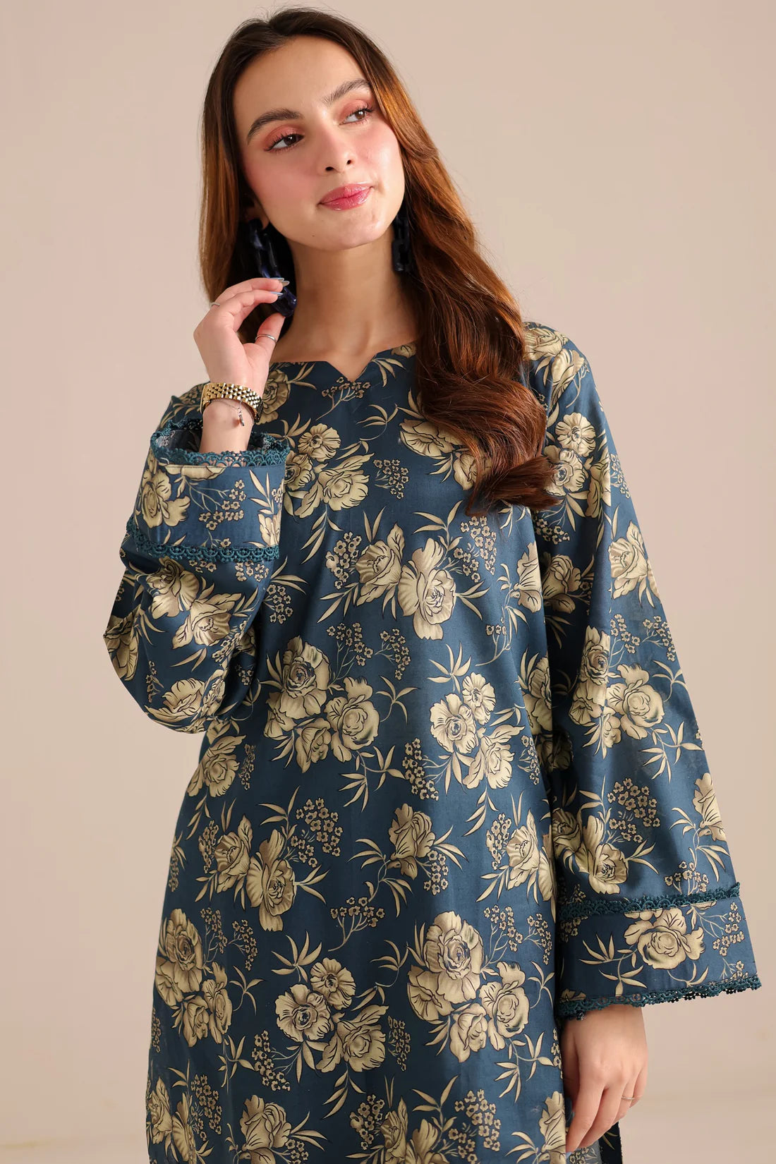 Silayi Pret 2Pc Printed Lawn Suit PRT1053 gulbuy.com