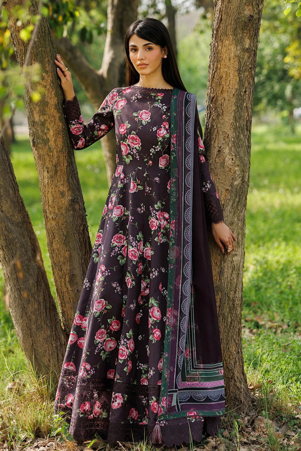 Jazmin 3Pc Printed Lawn Suit USE-9353