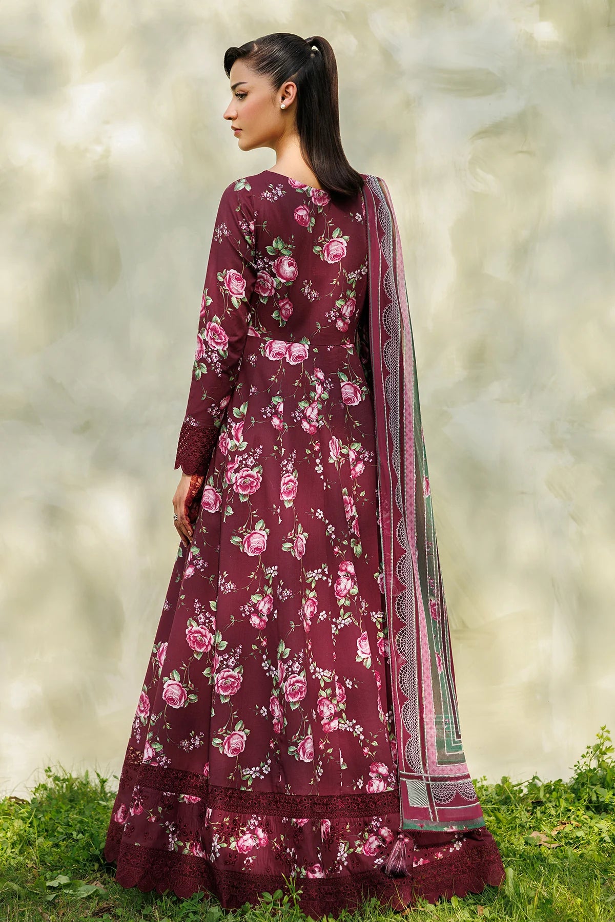 Jazmin 3Pc Printed Lawn Suit USE-9354