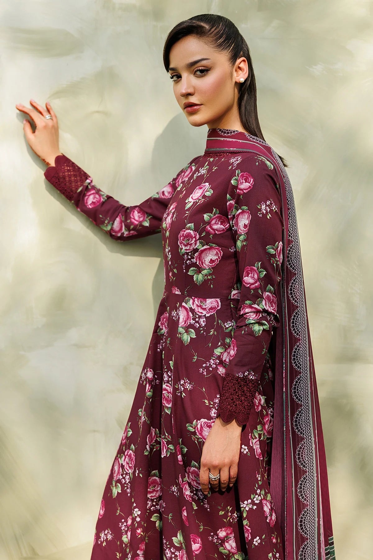Jazmin 3Pc Printed Lawn Suit USE-9354