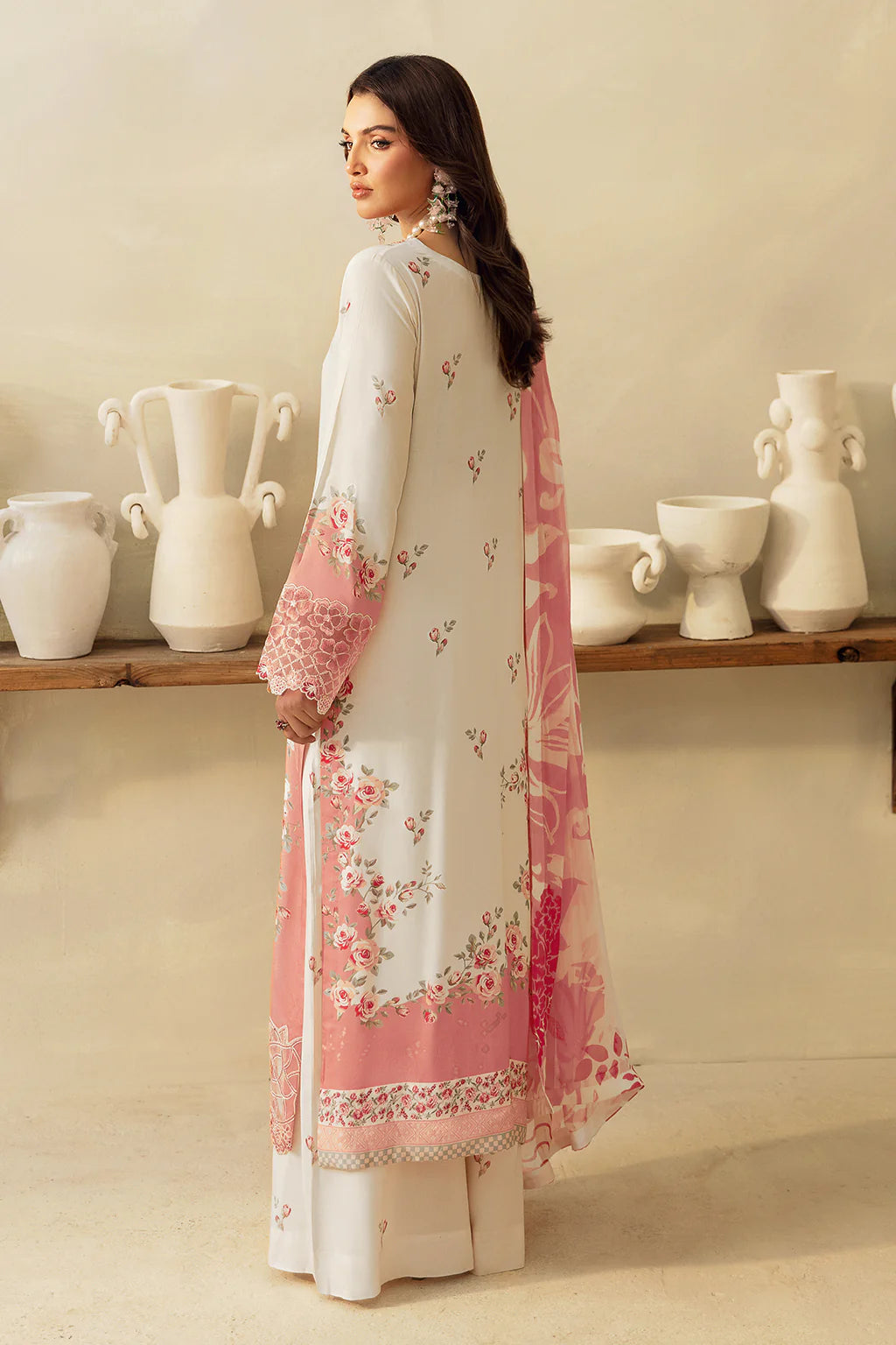 Ramsha 3Pc Digital printed Viscose Suit J-407 gulbuy.com