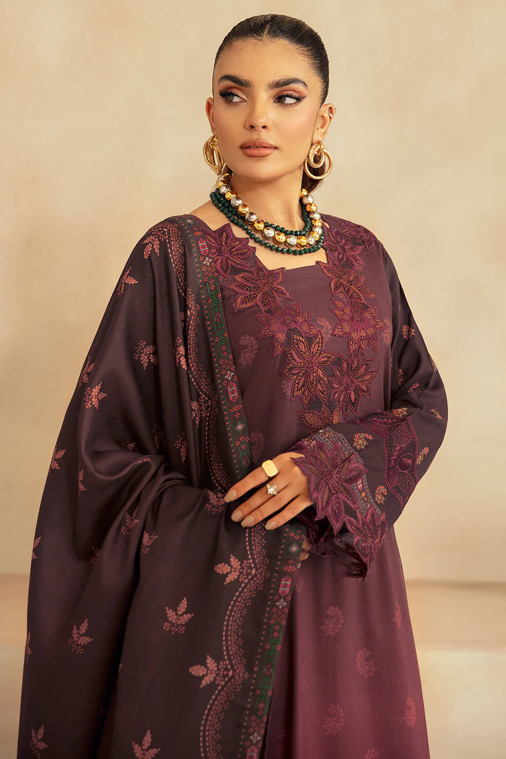 Ramsha 3Pc Digital printed Viscose Suit J-408 gulbuy.com