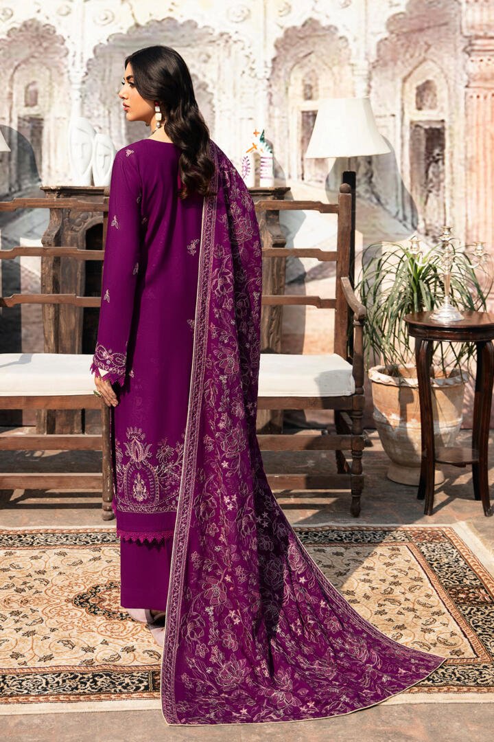 Ramsha 3 Piece Embroidered Karandi Suit (R-1004) gulbuy.com
